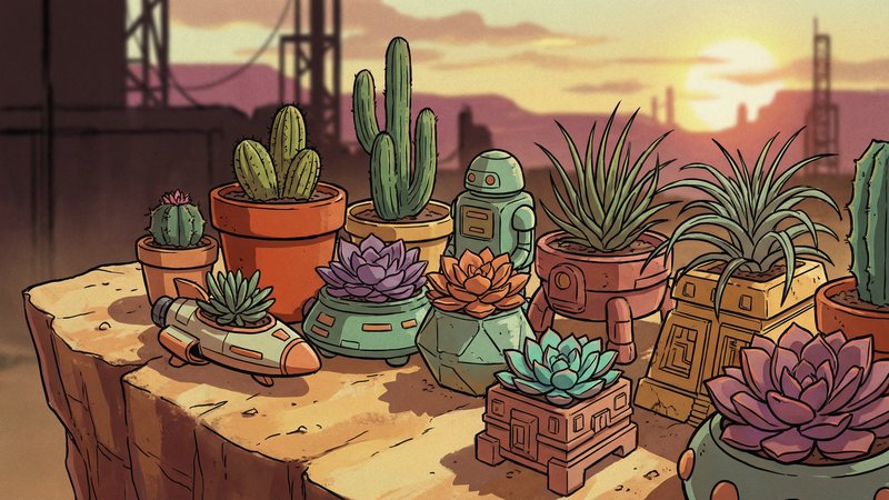 探花精选话题：植物治愈系视频合集 — 用绿色治愈心灵